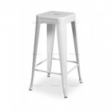 Hocker Per Bar Paris ispirate TOLIX bianco