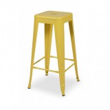 Hocker Per Bar Paris ispirate TOLIX giallo