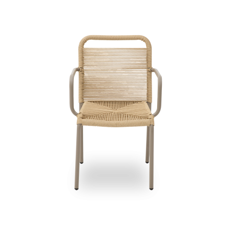 Sedia in technorattan MARCELLO beige