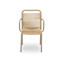 Sedia in technorattan MARCELLO beige