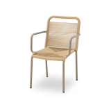 Sedia in technorattan MARCELLO beige