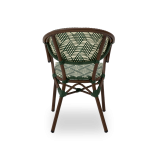 Sedia in technorattan CAMILLO verde