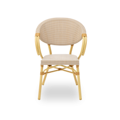 Sedia in technorattan CAMILLO beige