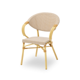 La sedia in technorattan CAMILLO beige