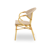 Sedia in technorattan CAMILLO beige