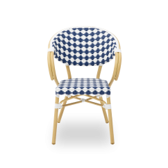 Sedia in technorattan CAMILLO blu