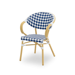 Sedia in technorattan CAMILLO blu