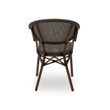 Sedia in tecnorattan CAMILLO marrone