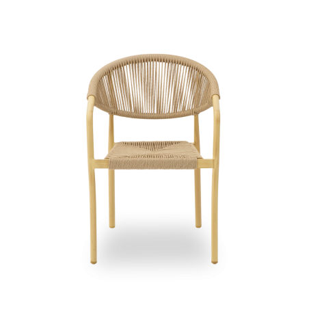 Sedia in technorattan CESARE beige