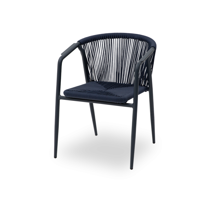 Sedia in tecnorattan LUIGI blu