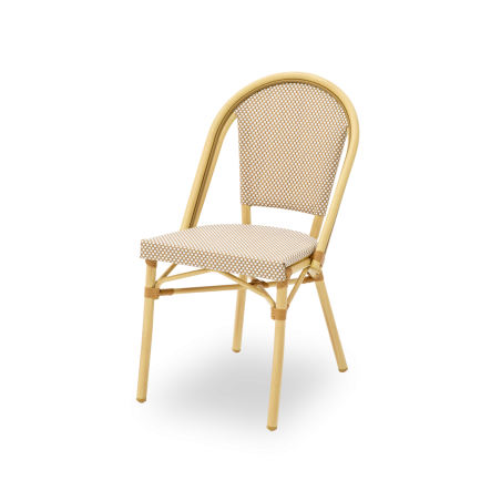 Sedia in technorattan MATTEO beige