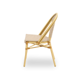 La sedia in technorattan MATTEO beige