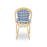 Sedia in technorattan MATTEO blu