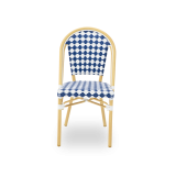 Sedia in technorattan MATTEO blu