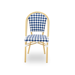 Sedia in technorattan MATTEO blu