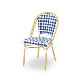 Sedia in technorattan MATTEO blu