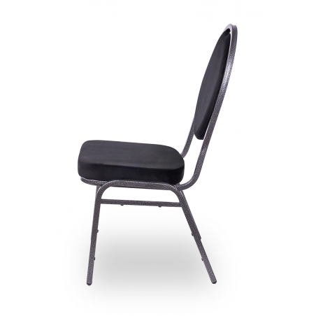 Sedia da banchetto HERMAN nero velluto