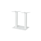 Tavolo per bar ALFA DUO bianco 120x80 Noce scuro