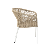 Sedia AUGUSTO in tecno rattan beige