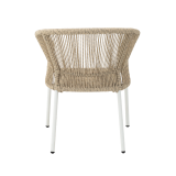 Sedia AUGUSTO in tecno rattan beige