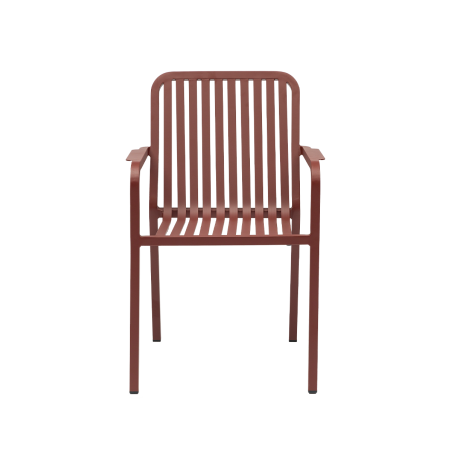 Sedia PUREZZA in alluminio rosso
