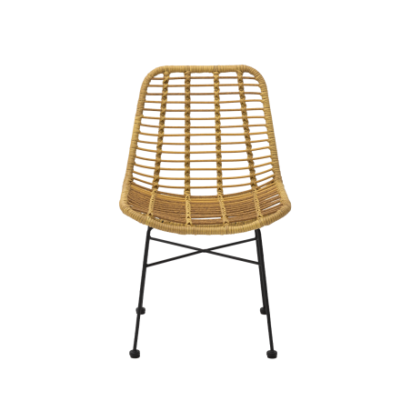 Sedia CUBA in tecno rattan