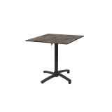 Tavolo per Birrerie all'aperto CROSS COMFORT nero piano HPL