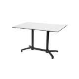Tavolo per Birrerie all'aperto CROSS COMFORT DUO nero piano HPL