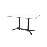 Tavolo per Birrerie all'aperto CROSS COMFORT DUO nero piano HPL