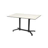 Tavolo per Birrerie all'aperto CROSS COMFORT DUO nero piano HPL