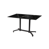 Tavolo per Birrerie all'aperto CROSS COMFORT DUO nero piano HPL