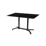 Tavolo per Birrerie all'aperto CROSS COMFORT DUO nero piano HPL