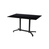 Tavolo per Birrerie all'aperto CROSS COMFORT DUO nero piano HPL