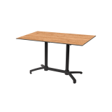 Tavolo per Birrerie all'aperto CROSS COMFORT DUO nero piano HPL