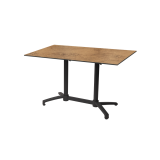 Tavolo per Birrerie all'aperto CROSS COMFORT DUO nero piano HPL