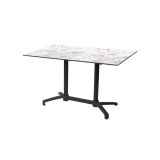 Tavolo per Birrerie all'aperto CROSS COMFORT DUO nero piano HPL