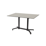 Tavolo per Birrerie all'aperto CROSS COMFORT DUO nero piano HPL