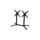 Tavolo per Birrerie all'aperto CROSS COMFORT DUO nero piano HPL