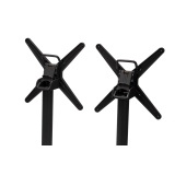 Tavolo per Birrerie all'aperto CROSS COMFORT DUO nero piano HPL
