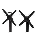 Tavolo per Birrerie all'aperto CROSS COMFORT DUO nero piano HPL