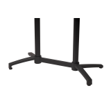Tavolo per Birrerie all'aperto CROSS COMFORT DUO nero piano HPL