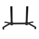Tavolo per Birrerie all'aperto CROSS COMFORT DUO nero piano HPL