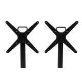 Tavolo per Birrerie all'aperto CROSS COMFORT DUO nero piano HPL