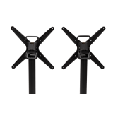 Tavolo per Birrerie all'aperto CROSS COMFORT DUO nero piano HPL