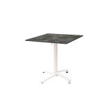 Tavolo per Birrerie all'aperto CROSS COMFORT bianco piano HPL