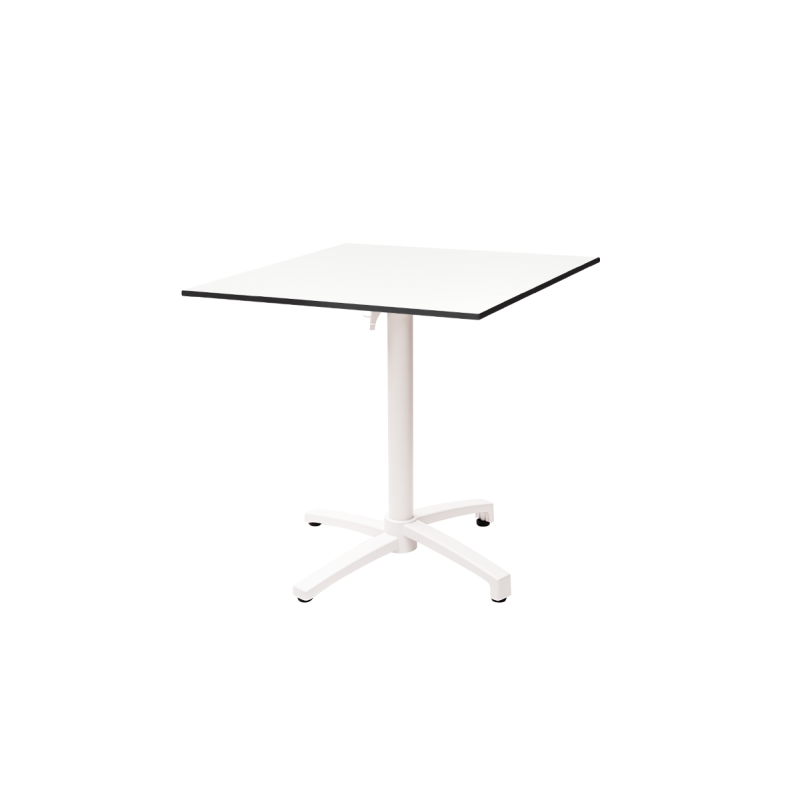 Tavolo per Birrerie all'aperto CROSS COMFORT bianco piano HPL