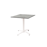 Tavolo per Birrerie all'aperto CROSS COMFORT bianco piano HPL