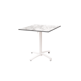 Tavolo per Birrerie all'aperto CROSS COMFORT bianco piano HPL