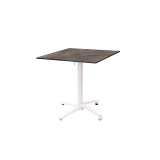 Tavolo per Birrerie all'aperto CROSS COMFORT bianco piano HPL