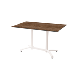 Tavolo per Birrerie all'aperto CROSS COMFORT DUO bianco piano HPL